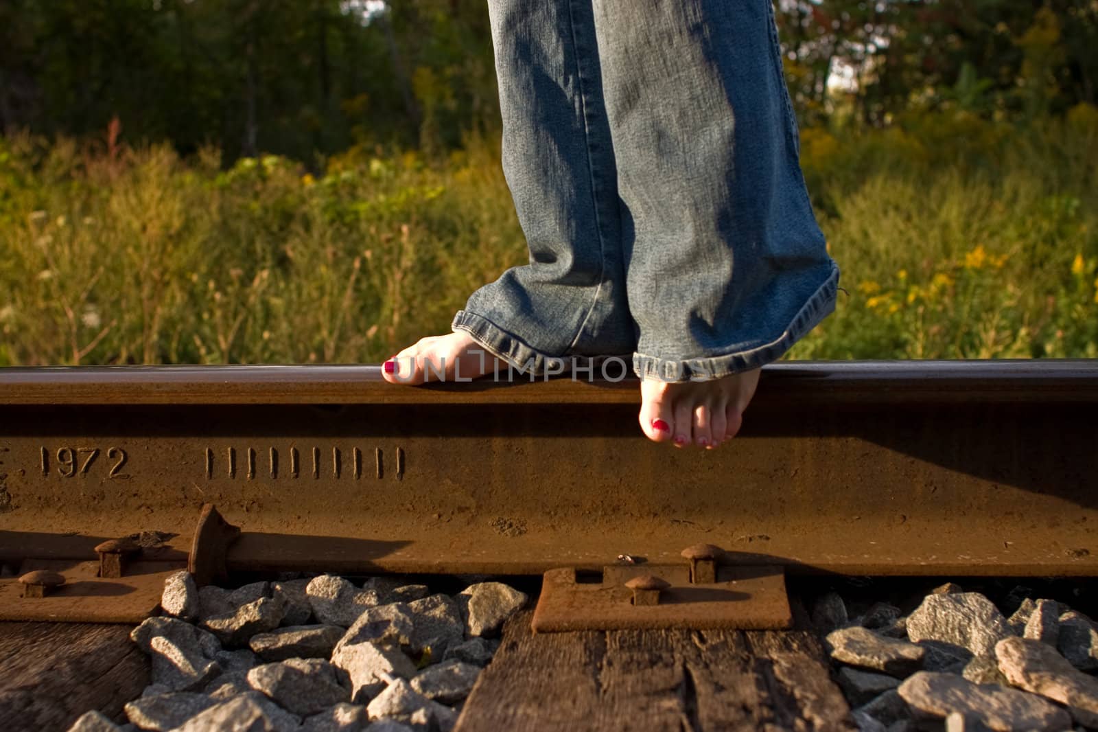 Tip-toeing along the train tracks