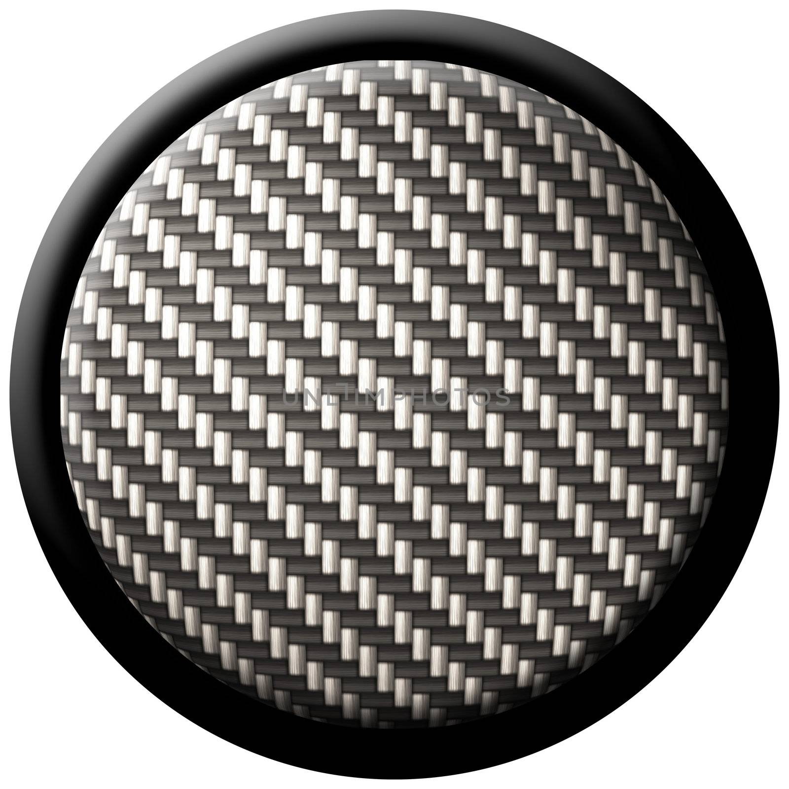 carbon fiber button by graficallyminded