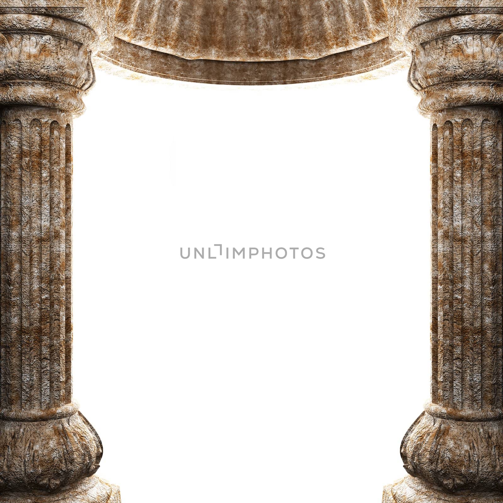 stone columns and arch by icetray