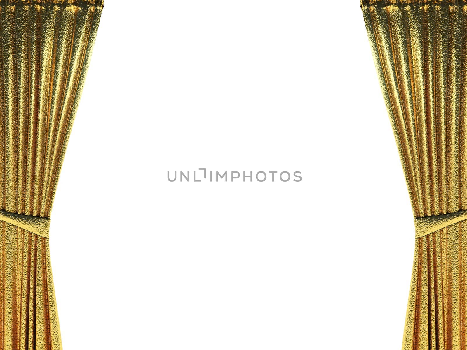 velvet curtain opening scene made in 3d