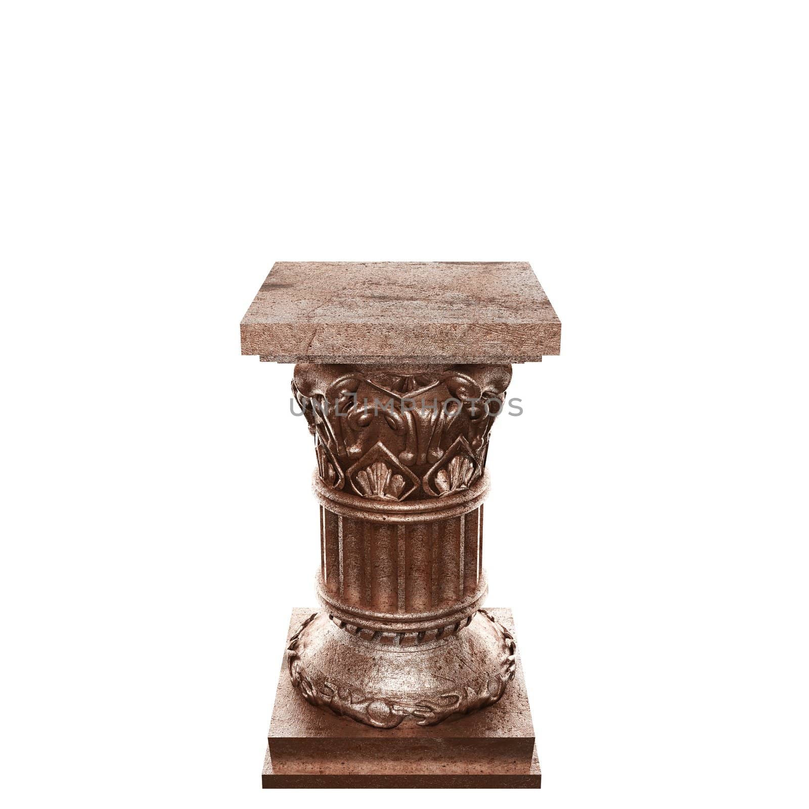 bronze column by icetray