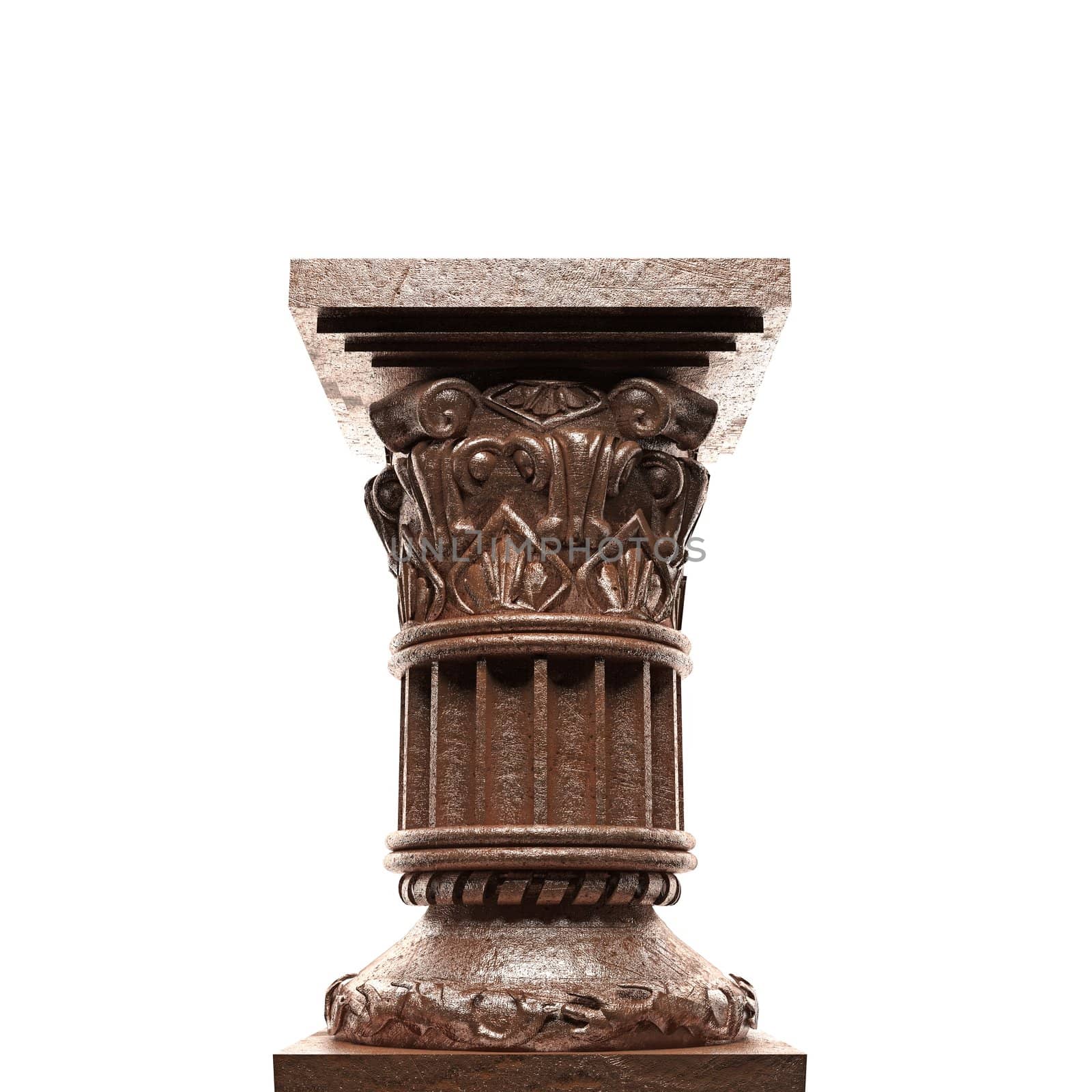 bronze column by icetray