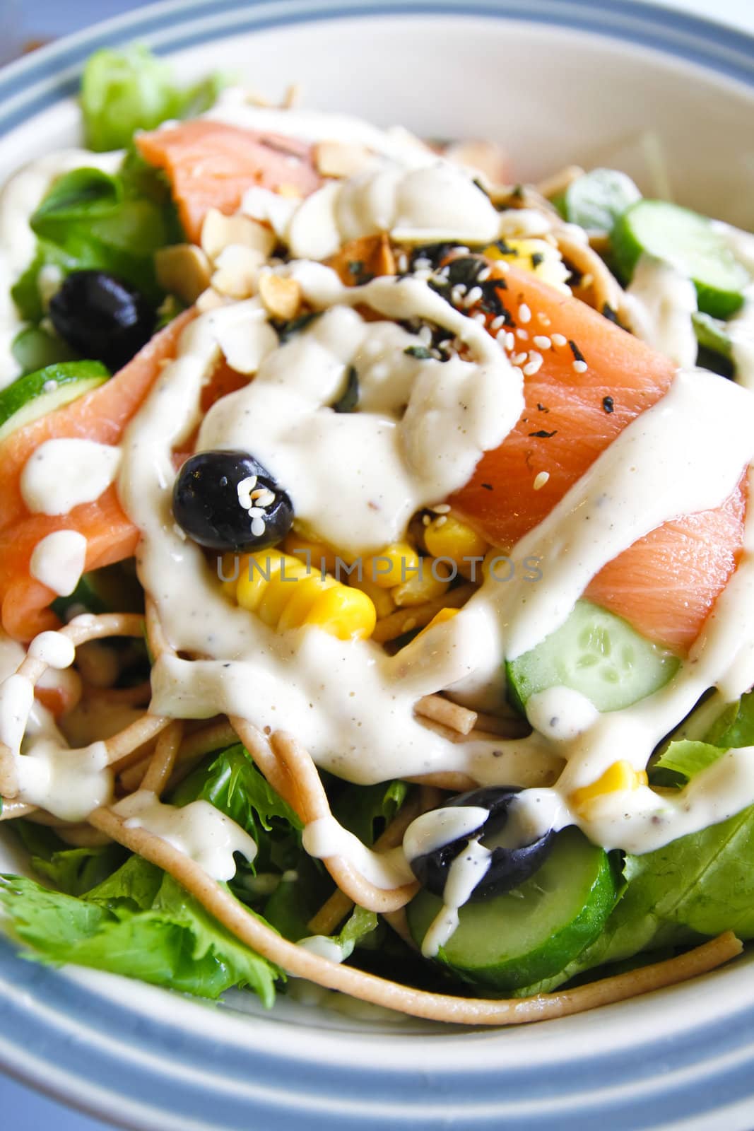 salmon salad by nuchylee