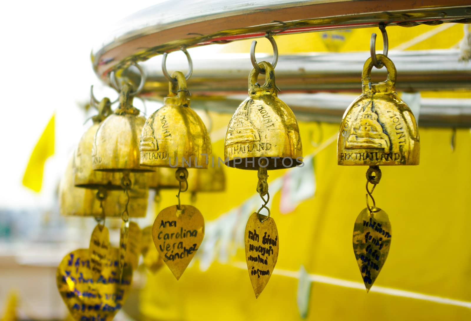 Golden Wind chimes by pixbox77