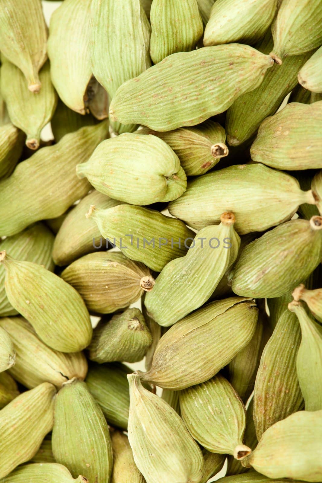 Green cardamom whole, natural spice for food and drinks