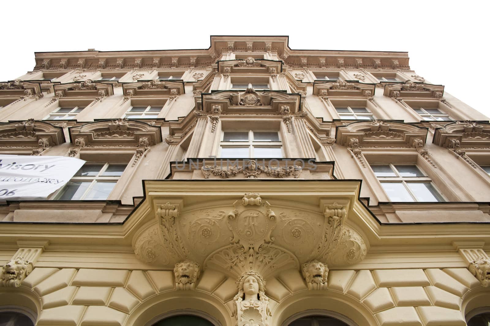 historic building, stucco on the walls by slavapa