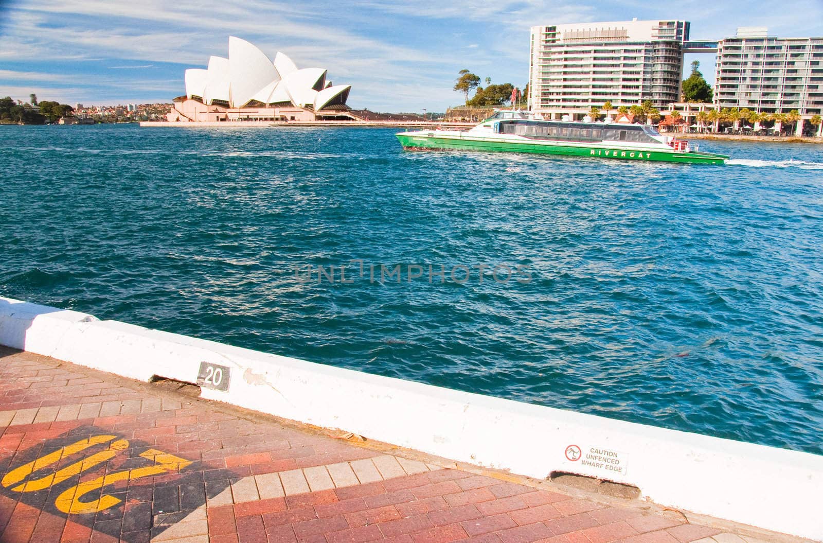 opera house and sydney bay. australia