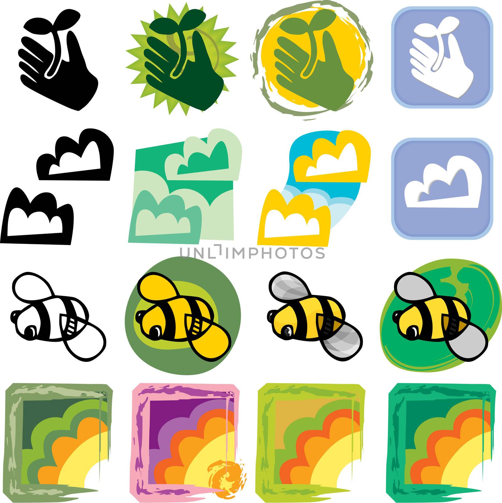 Various Nature Icons by TheBlackRhino