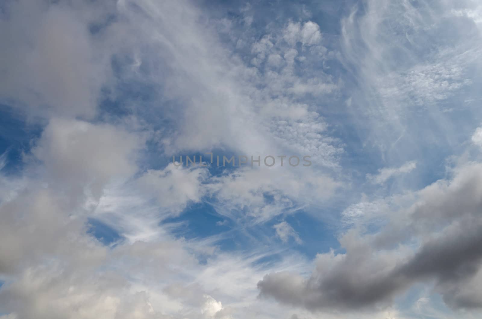 Photograph of beautiful cloudy sky 