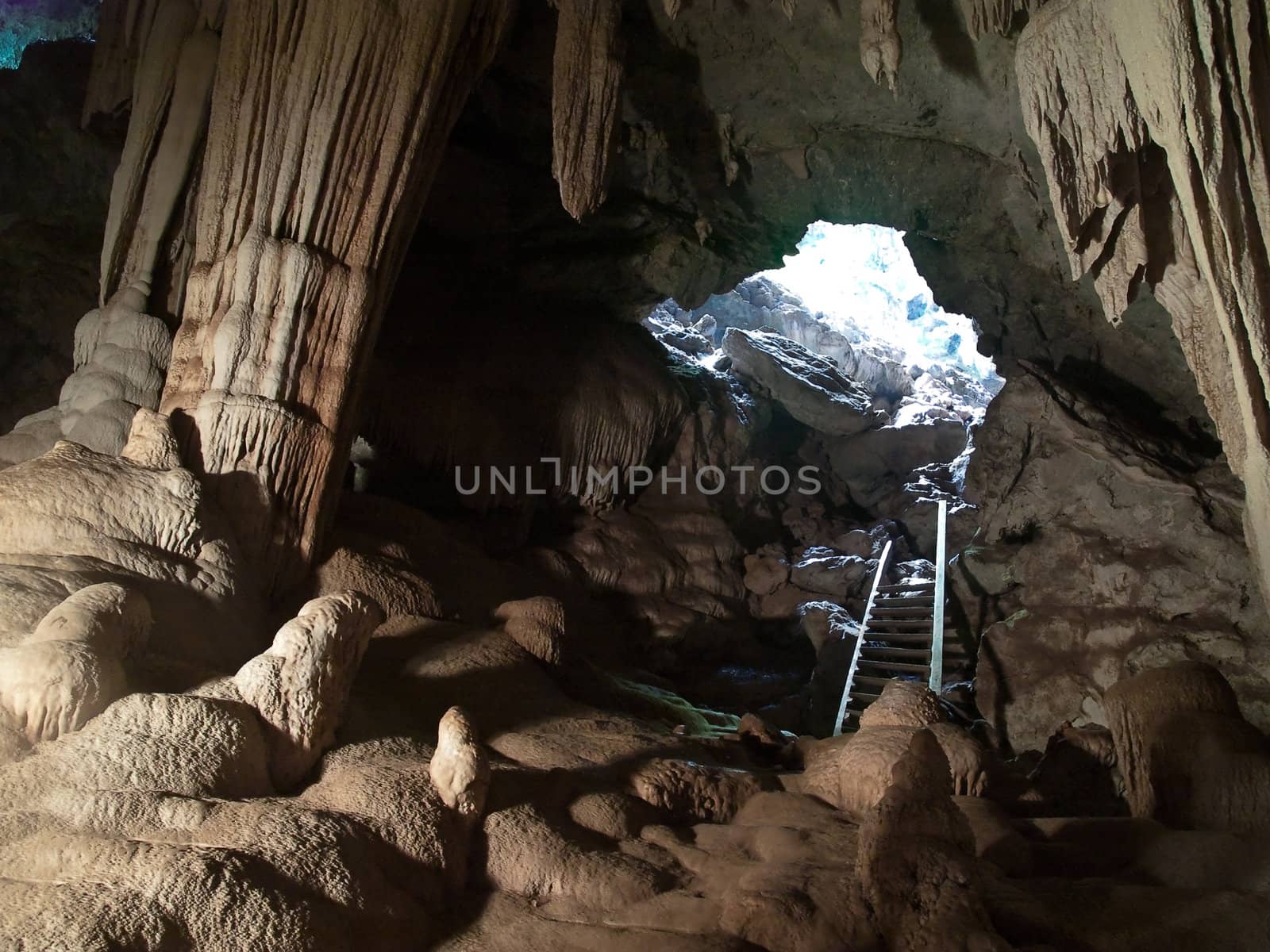 Entrance of Sai Cave, Khao Sam Roi Yot National Park, Prachuap Khiri Khan, Thailand