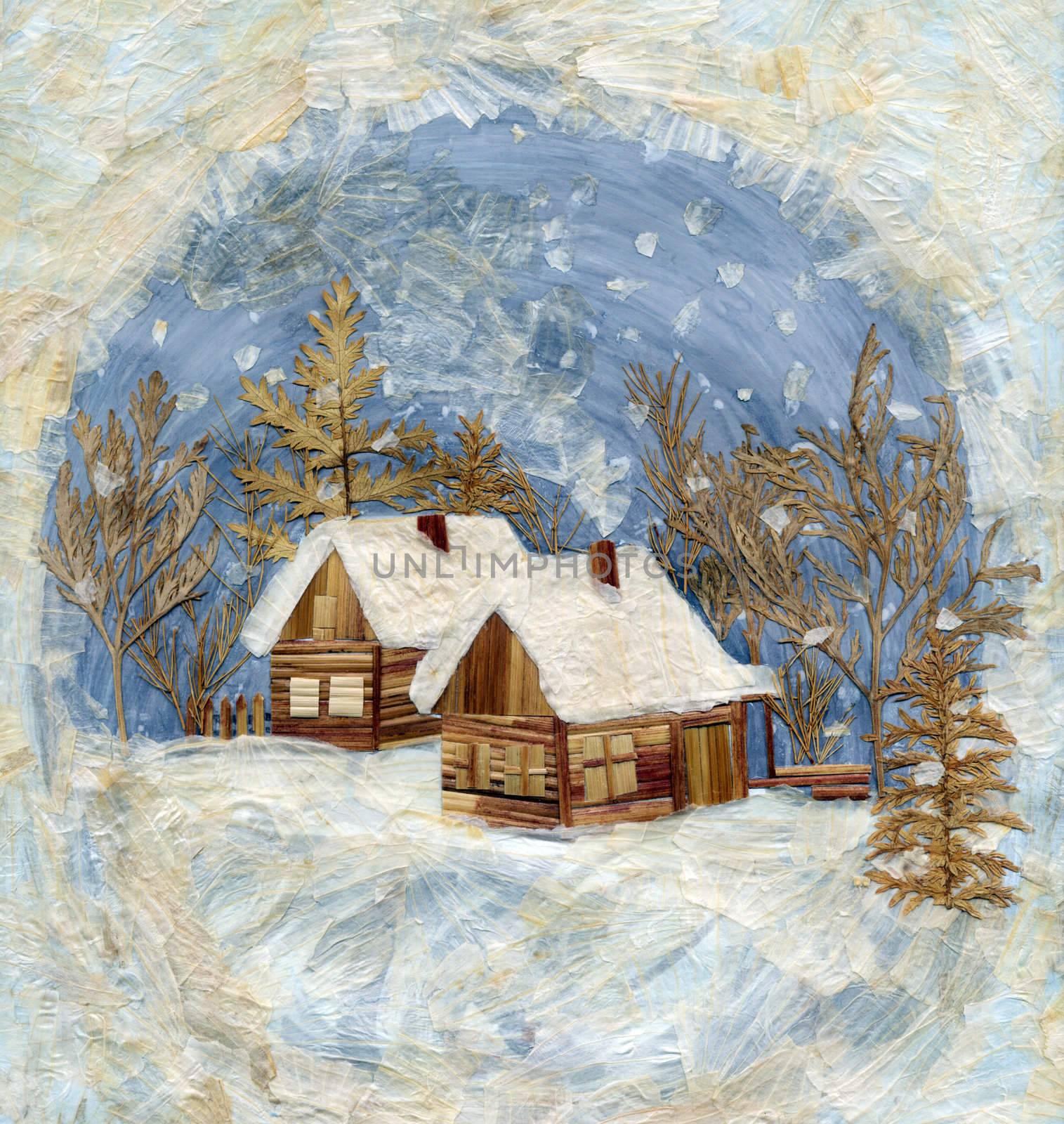 Winter village, application by alexcoolok