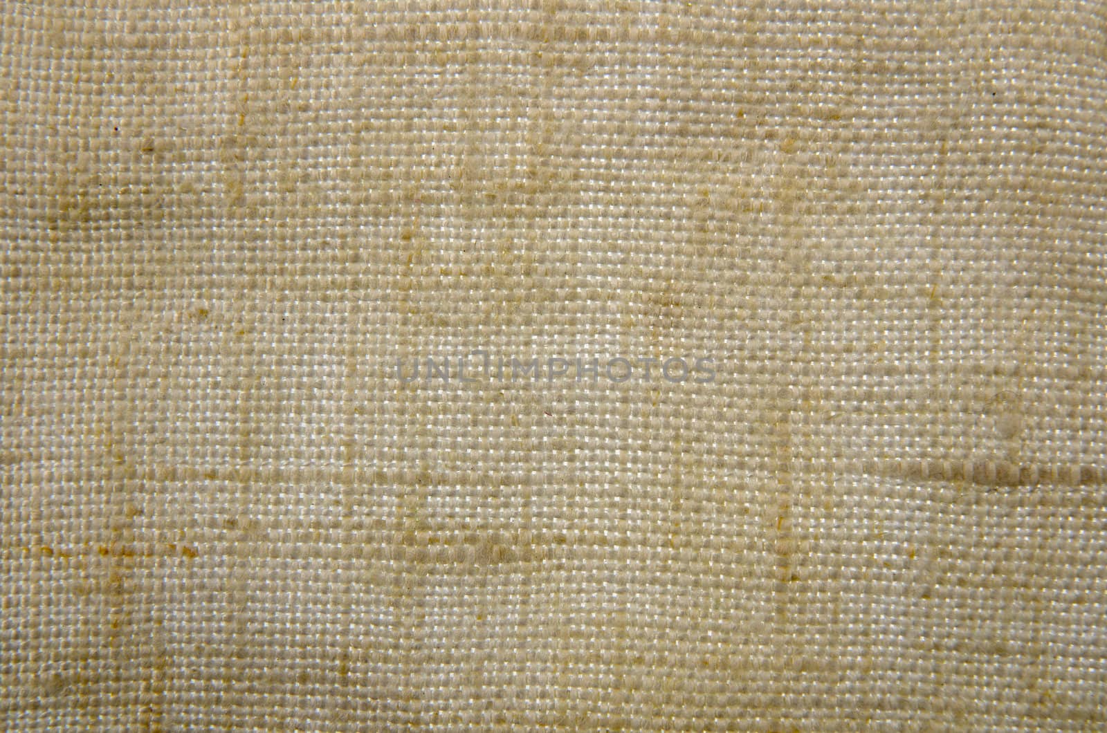 Old texture canvas fabric background.