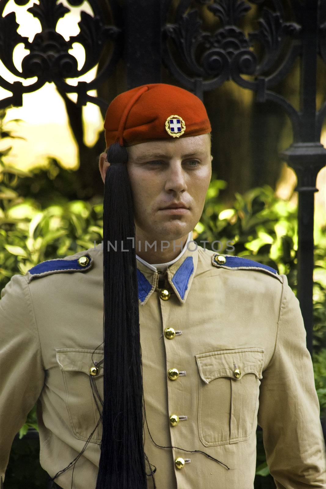 SOLO PARLIAMENT GUARD ATHENS GREECE