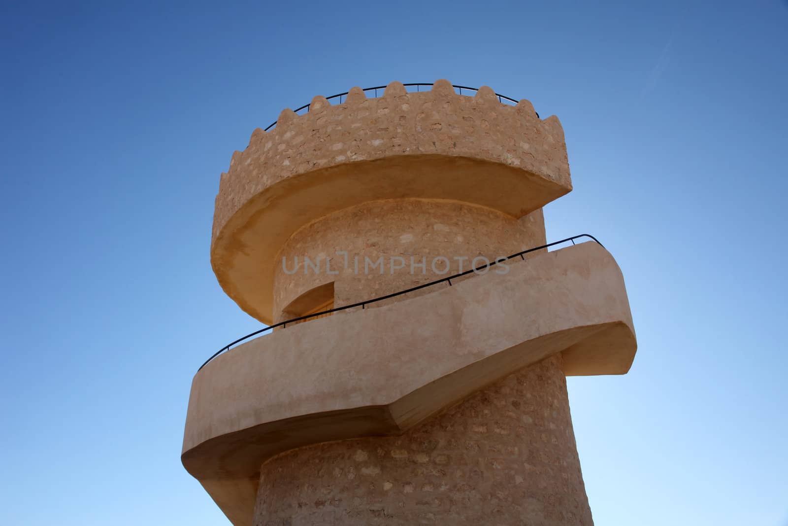 Modern touristic fort near Matmata, Tunisia