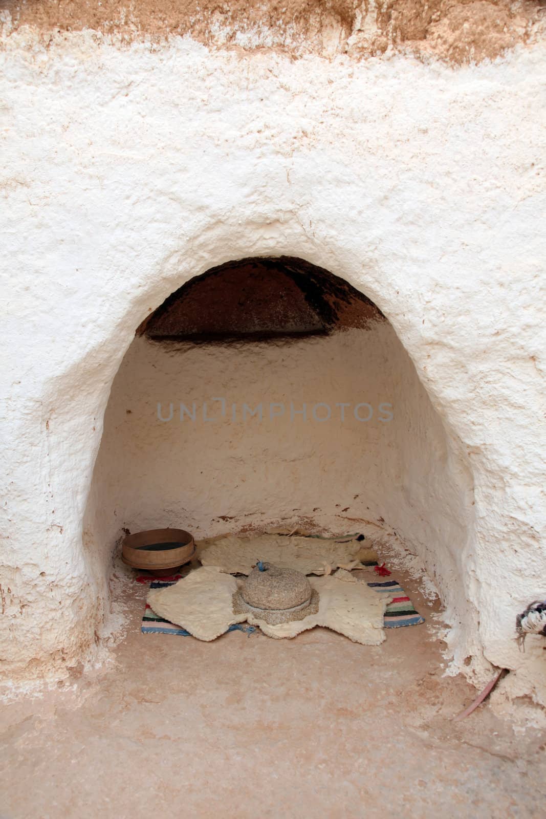 Residential caves of troglodyte in Matmata, Tunisia, Africa