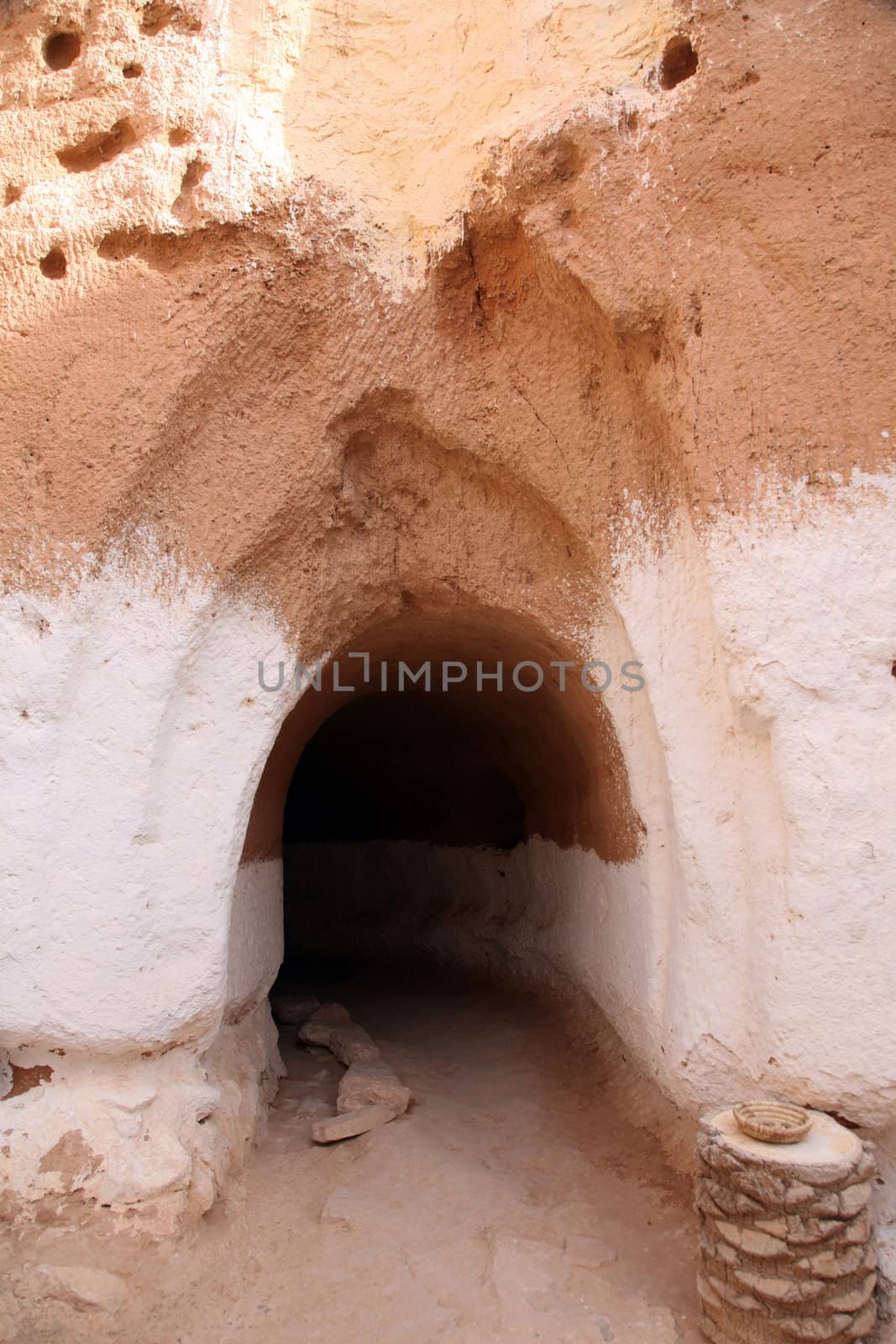 Residential caves of troglodyte in Matmata, Tunisia, Africa