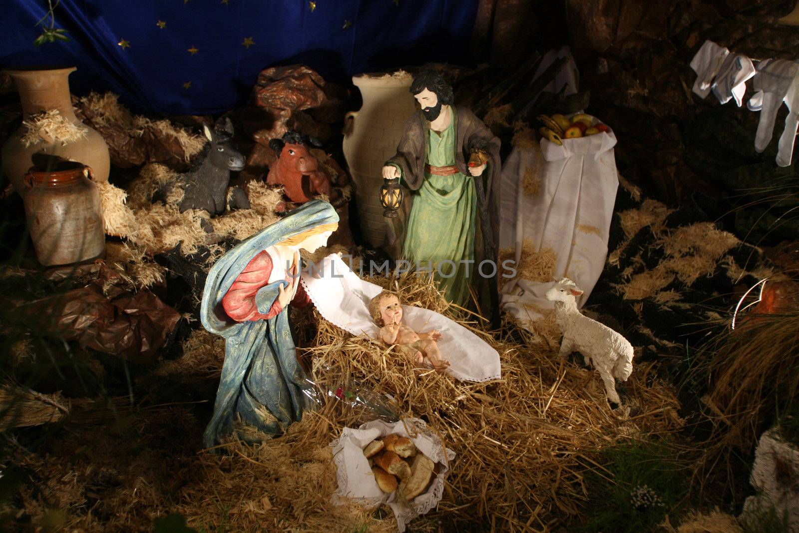 Nativity scene, Cana-Church of the Miracle