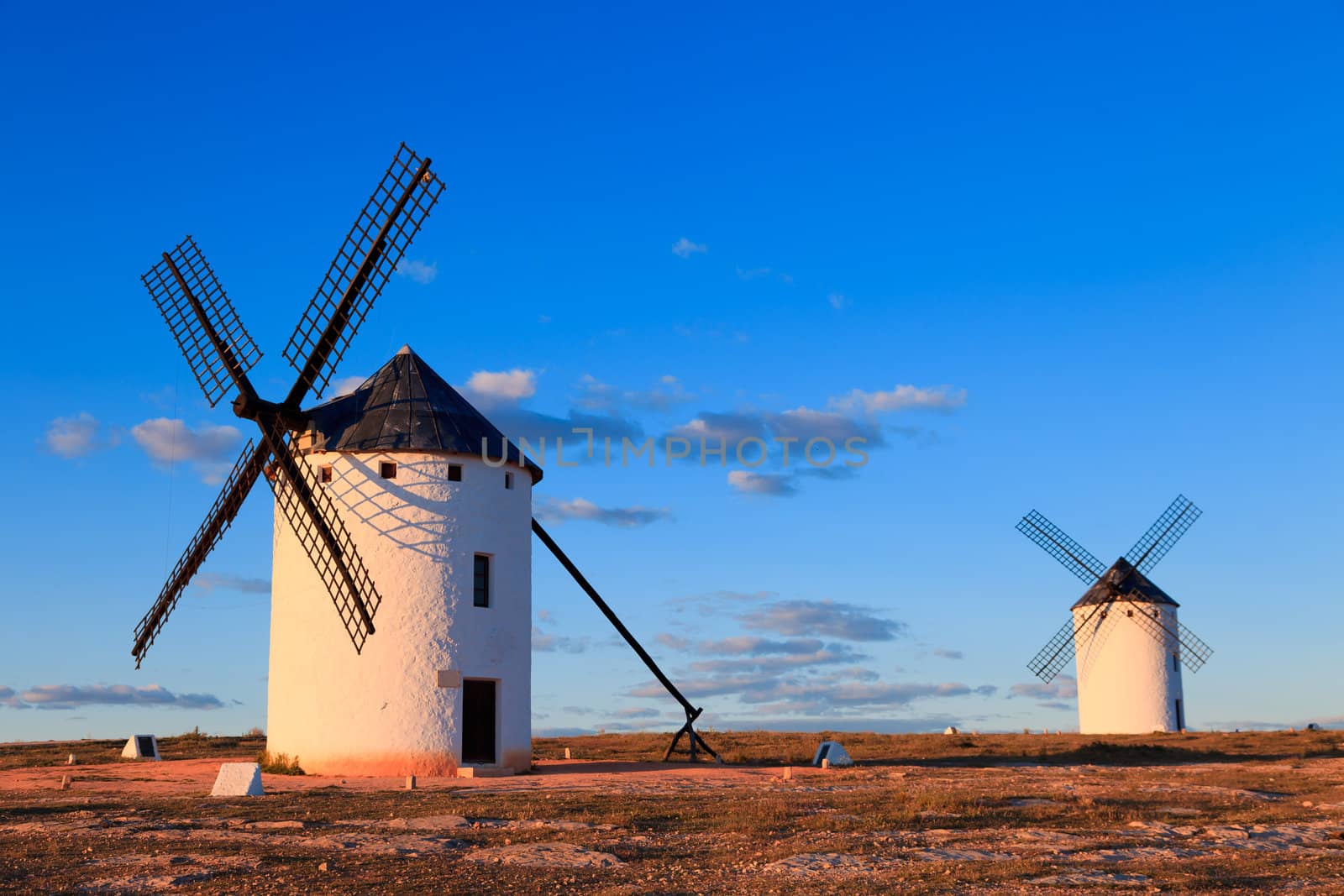 Typical windmills of  Region of Castilla la Mancha