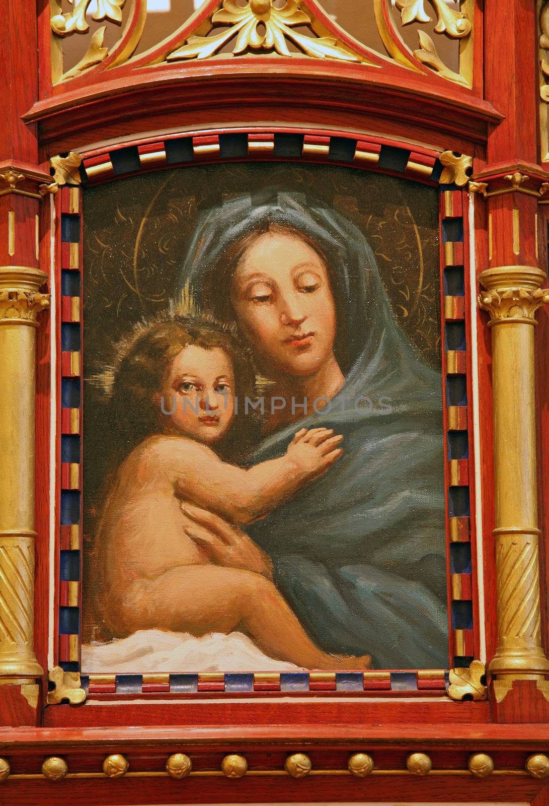 Blessed Virgin Mary with baby Jesus