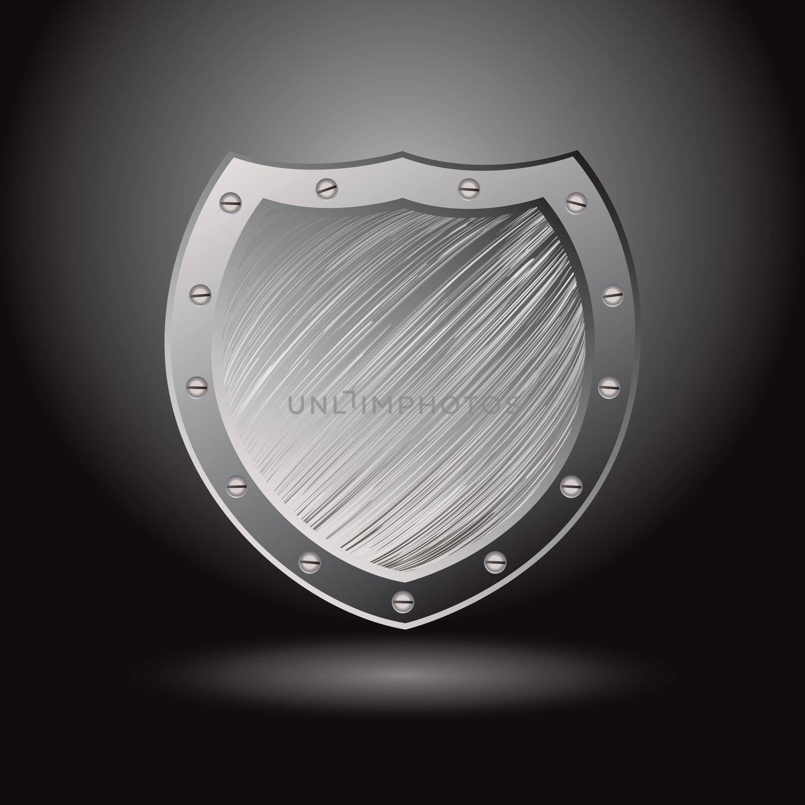 Metal brushed shield secure by nicemonkey