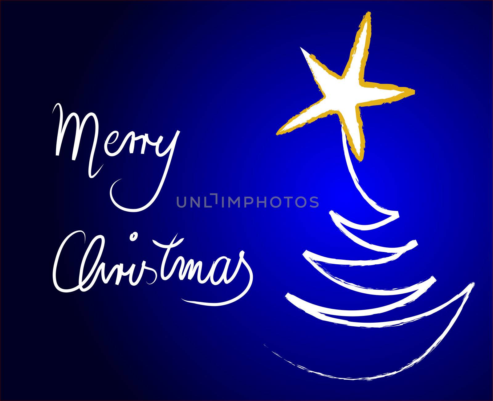 Abstract Merry Christmas Card