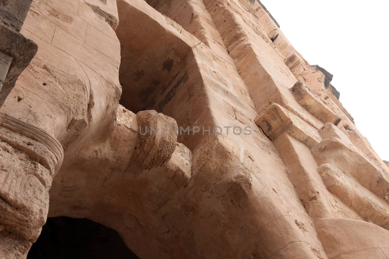 The amphitheater in El-Jem, Tunisia by atlas