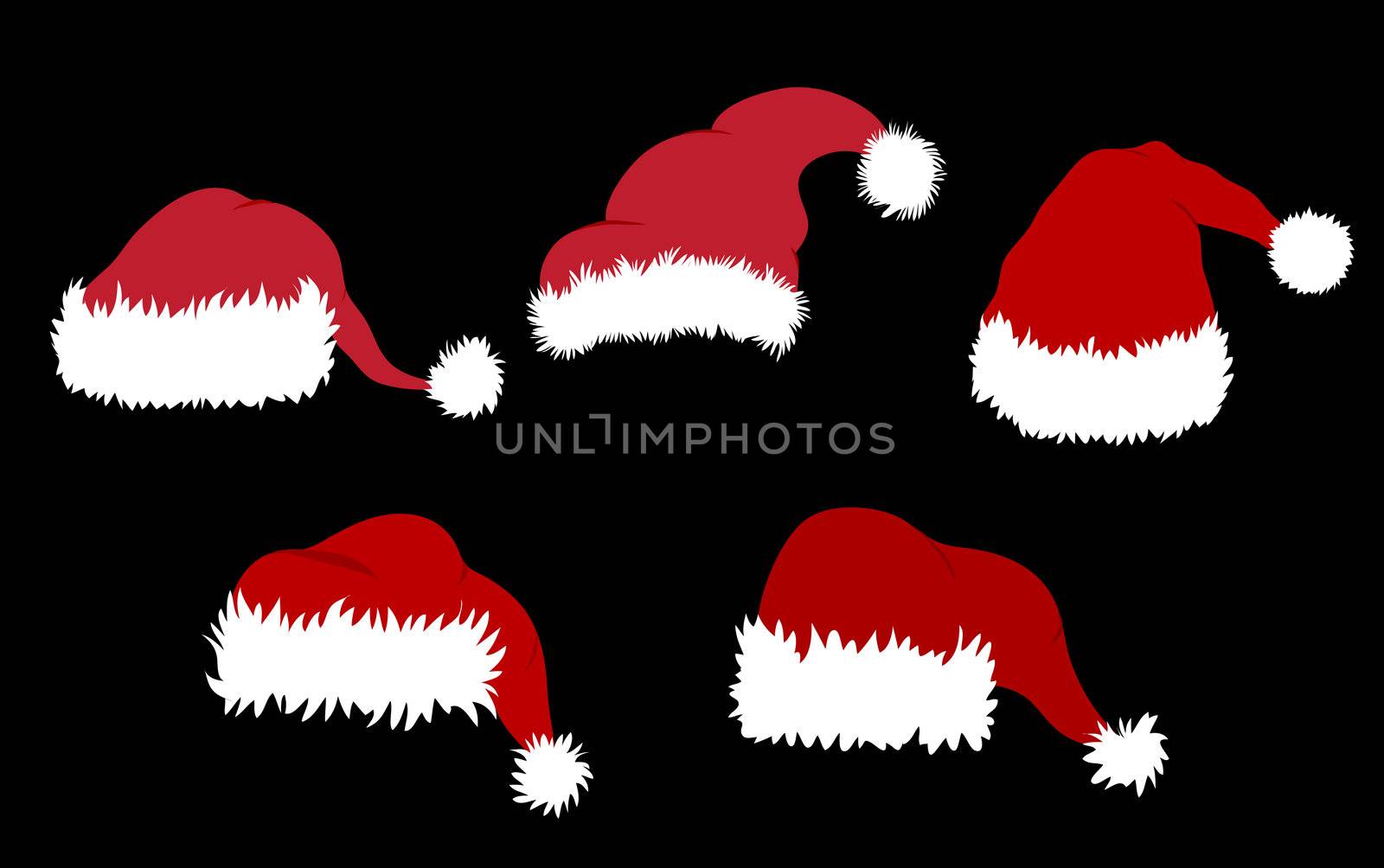 Santa Clause Hats by peromarketing