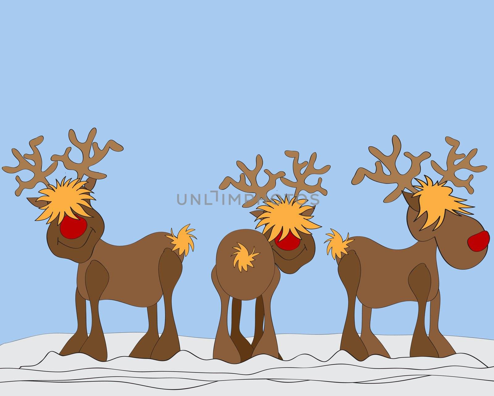 rudolph reindeer by peromarketing