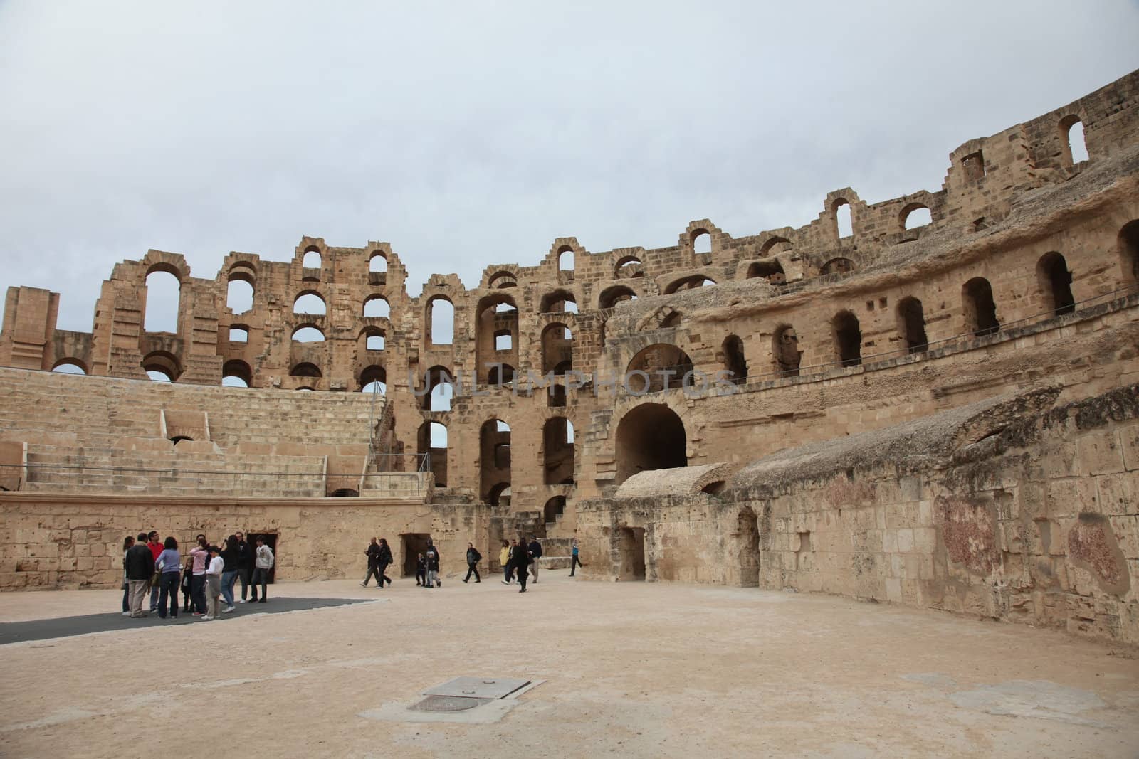 The amphitheater in El-Jem, Tunisia