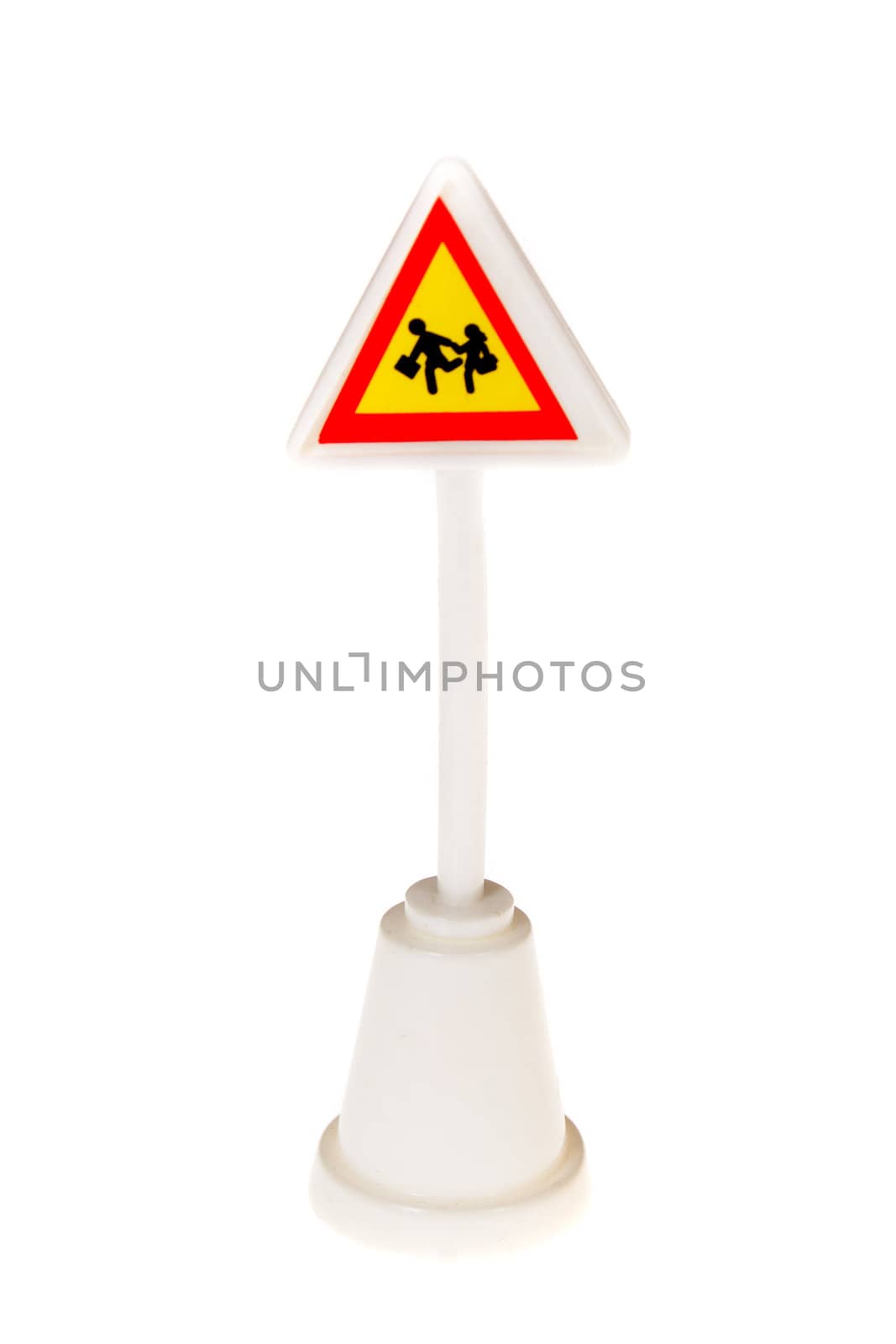 road signs photo on the white background