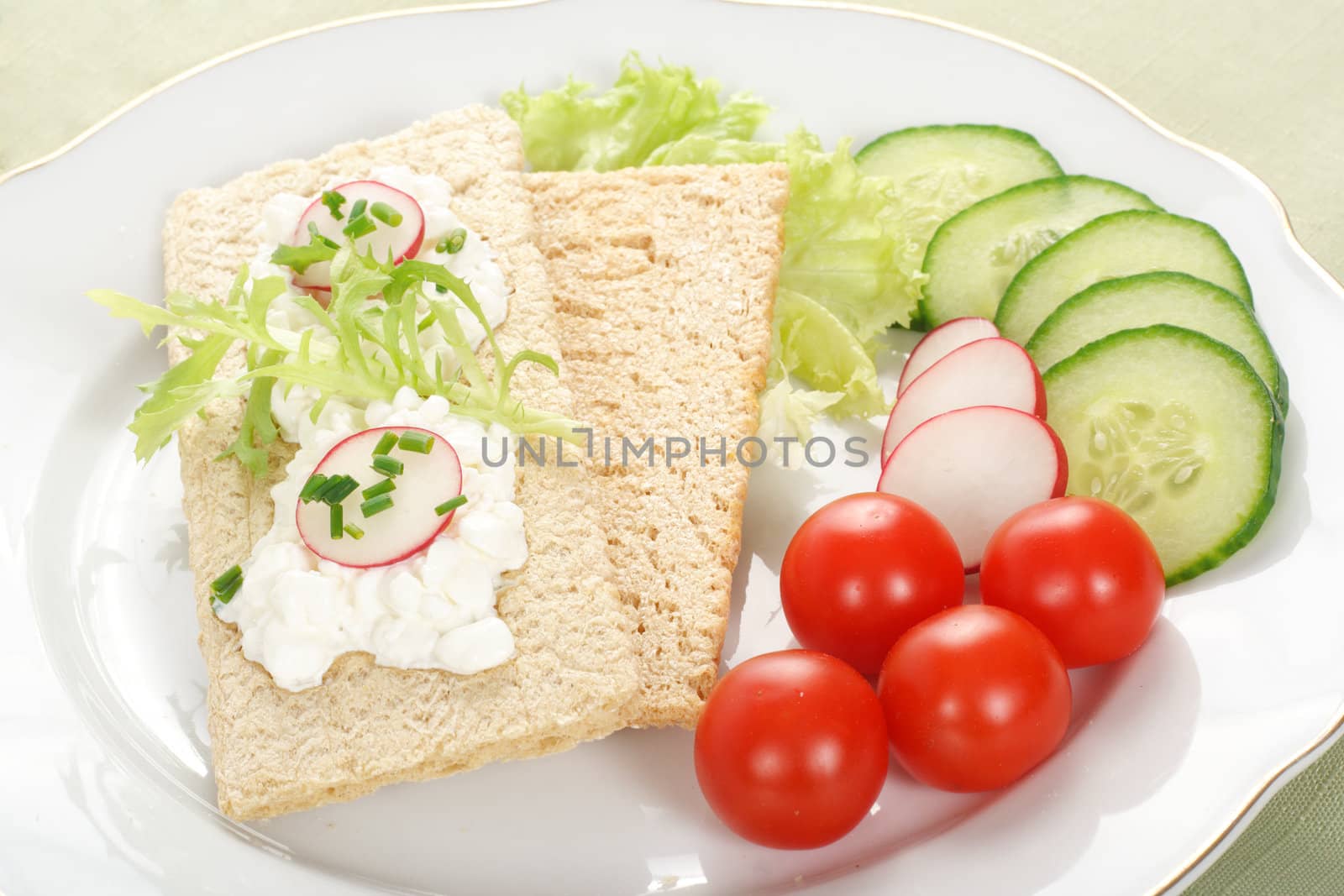 Dietetic sandwich