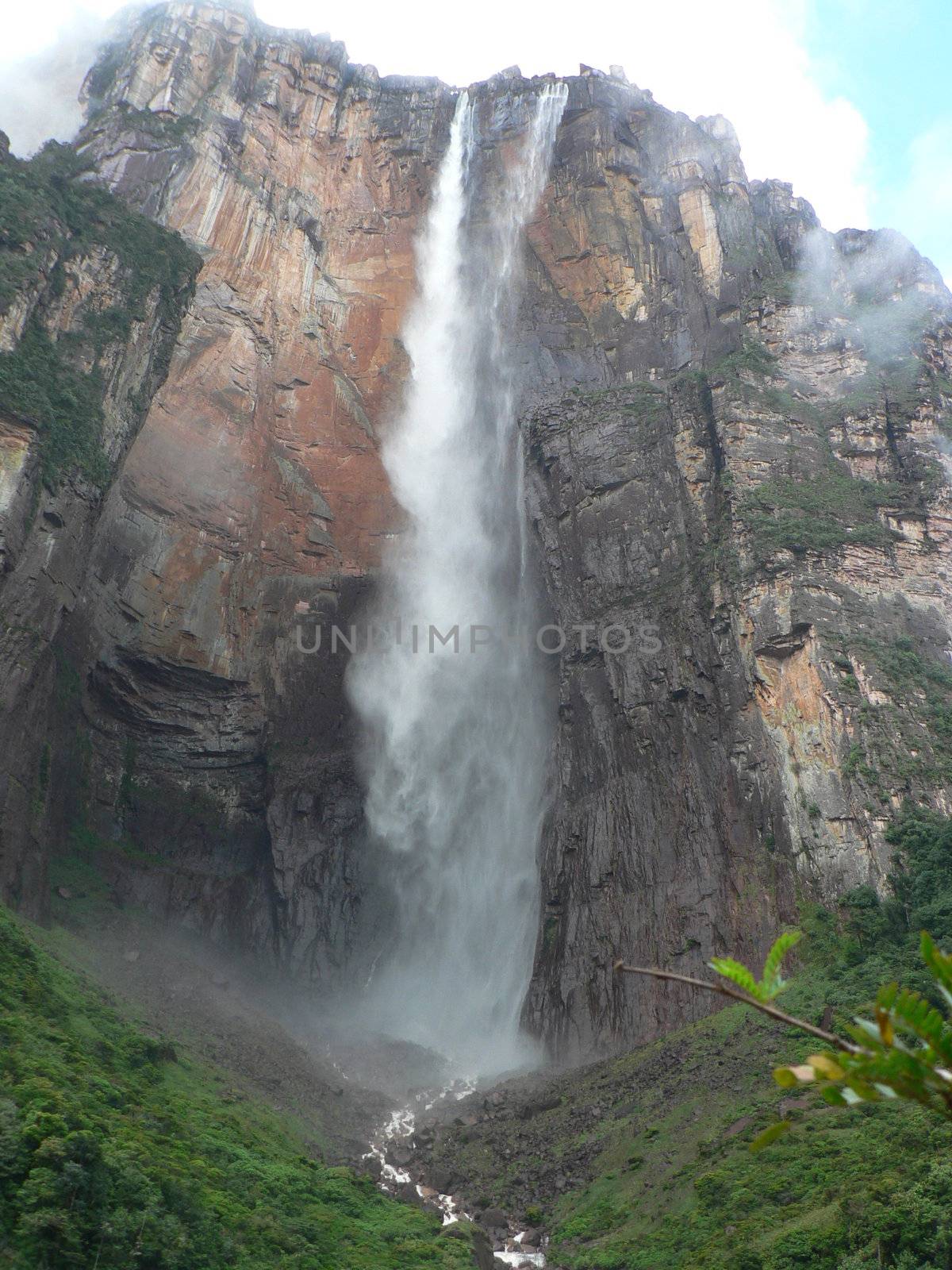 The world´s highest waterfall, in Venezuela