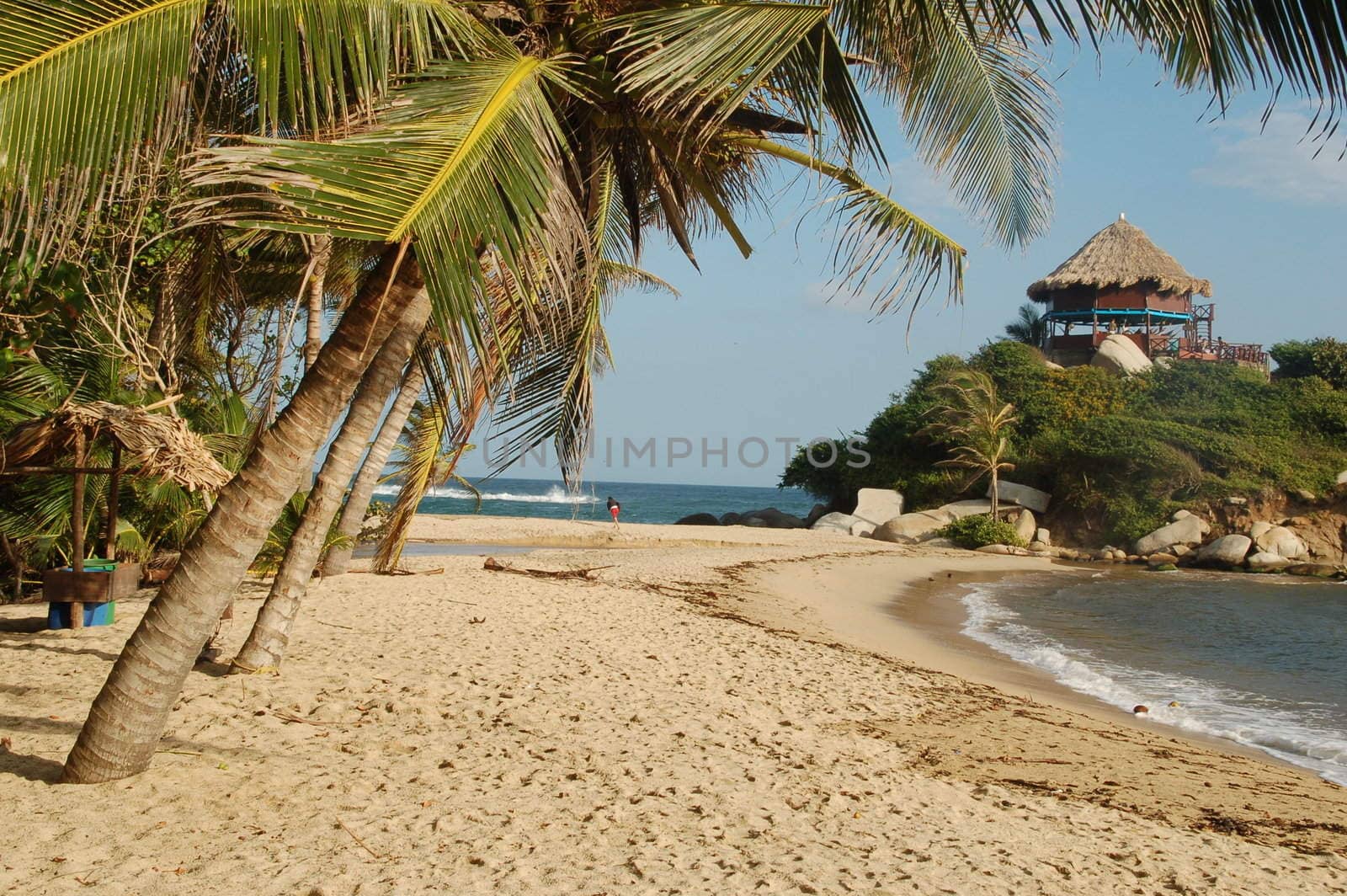 Tropical Beach in Tayrona national Park