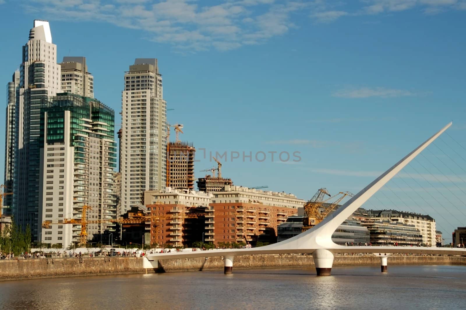 Puerto Madero neighbourhood under construction