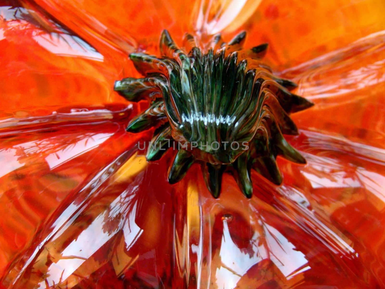 close up of glass tomatoe