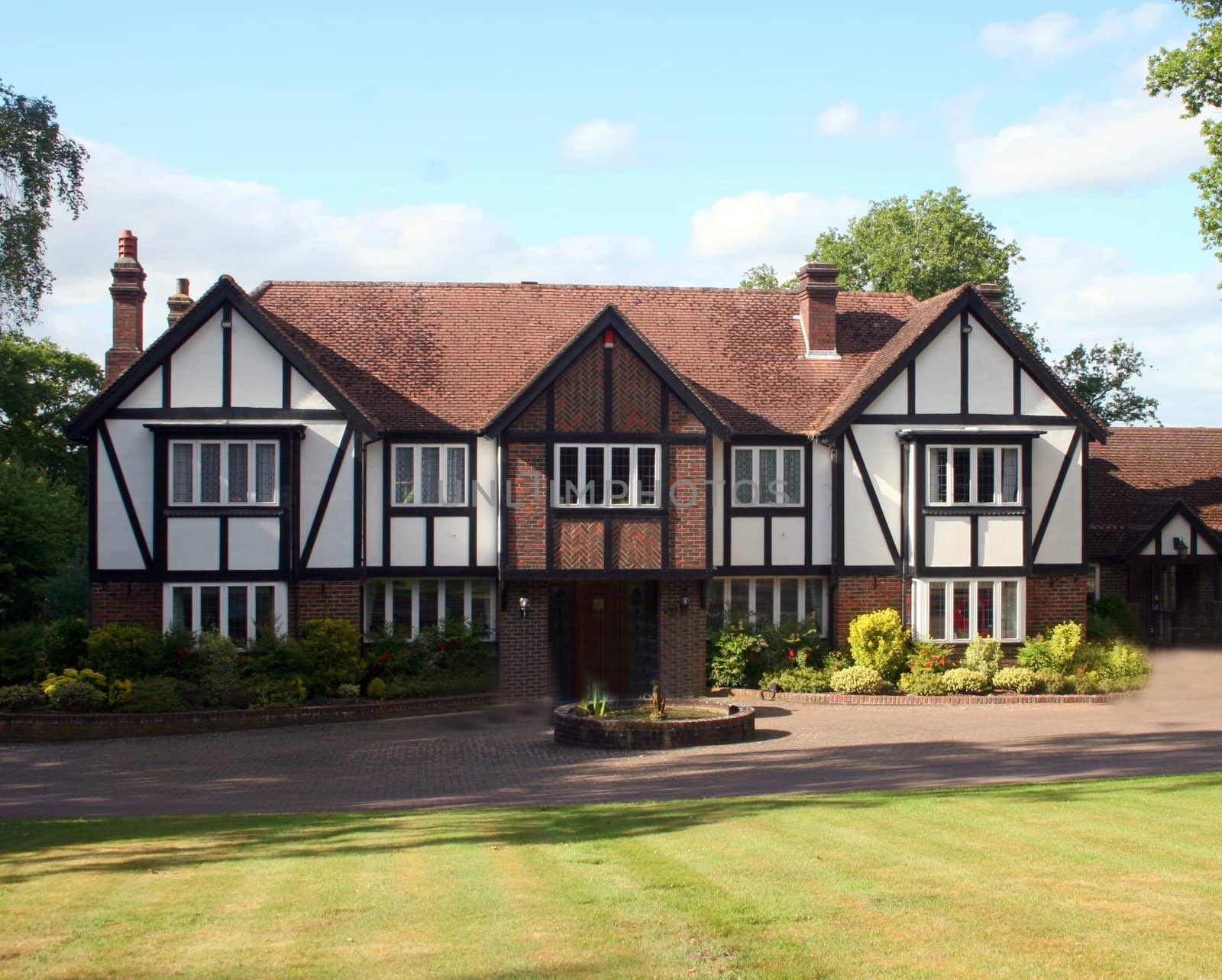A Large Estate home, tudor style, in the UK.