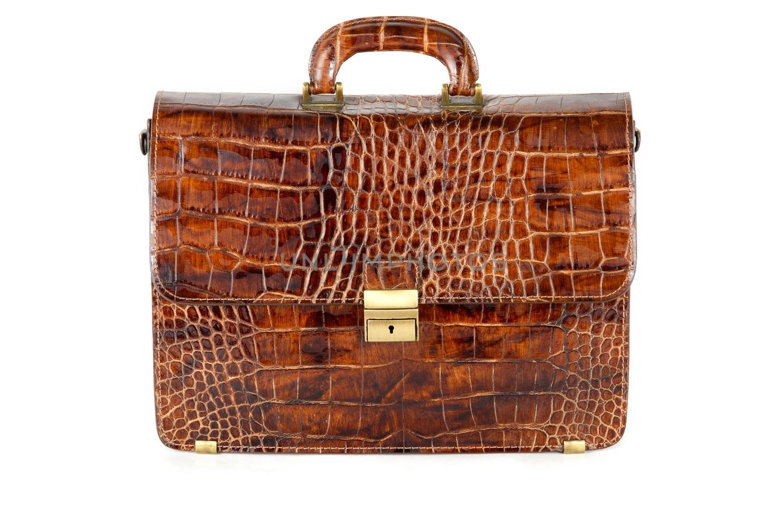 brown expensive briefcase by rusak