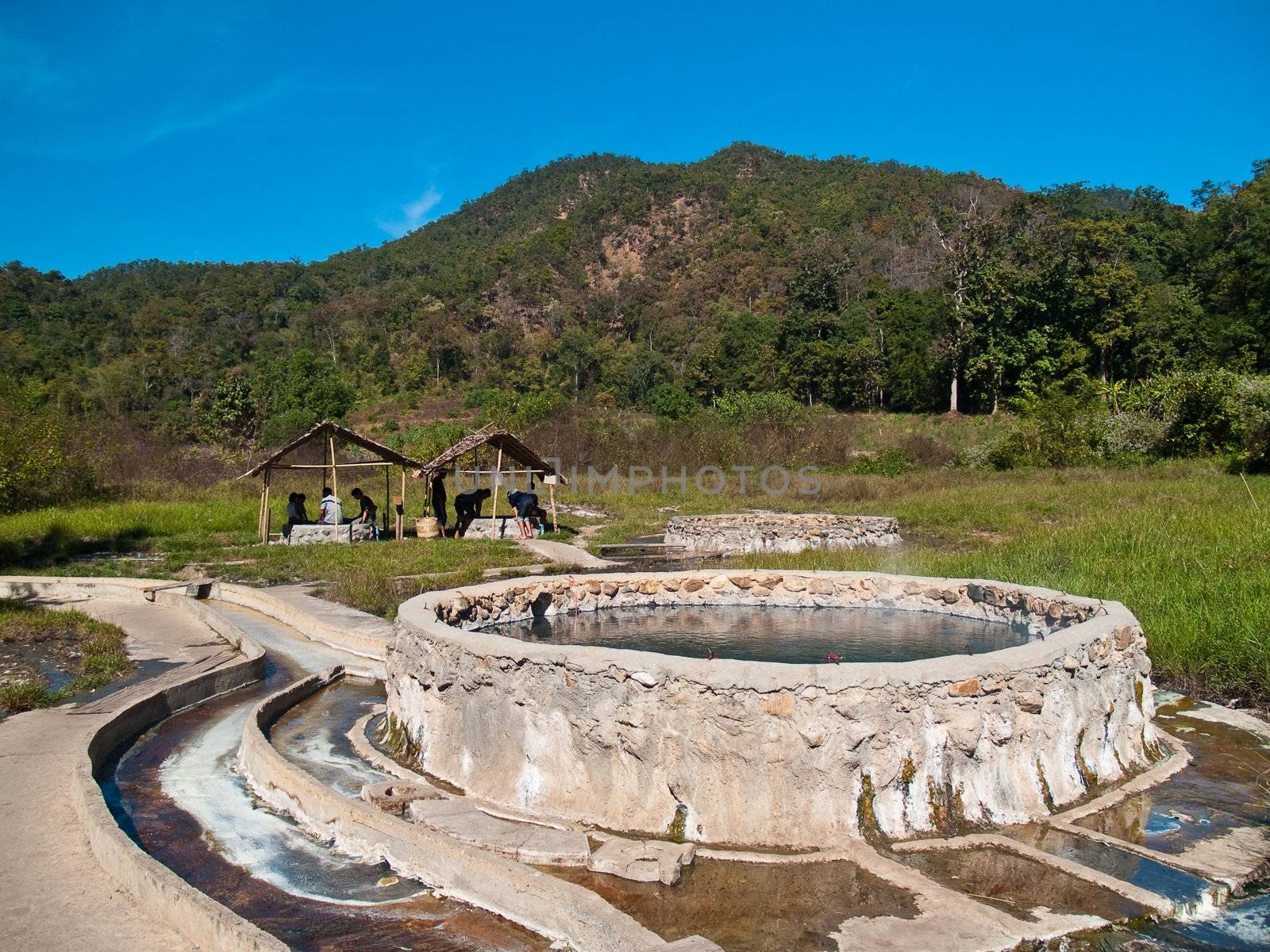 Ban Nong Hang Hot Spring, Mueang Pon, Khun Yuam, Mae Hong Son, Thailand