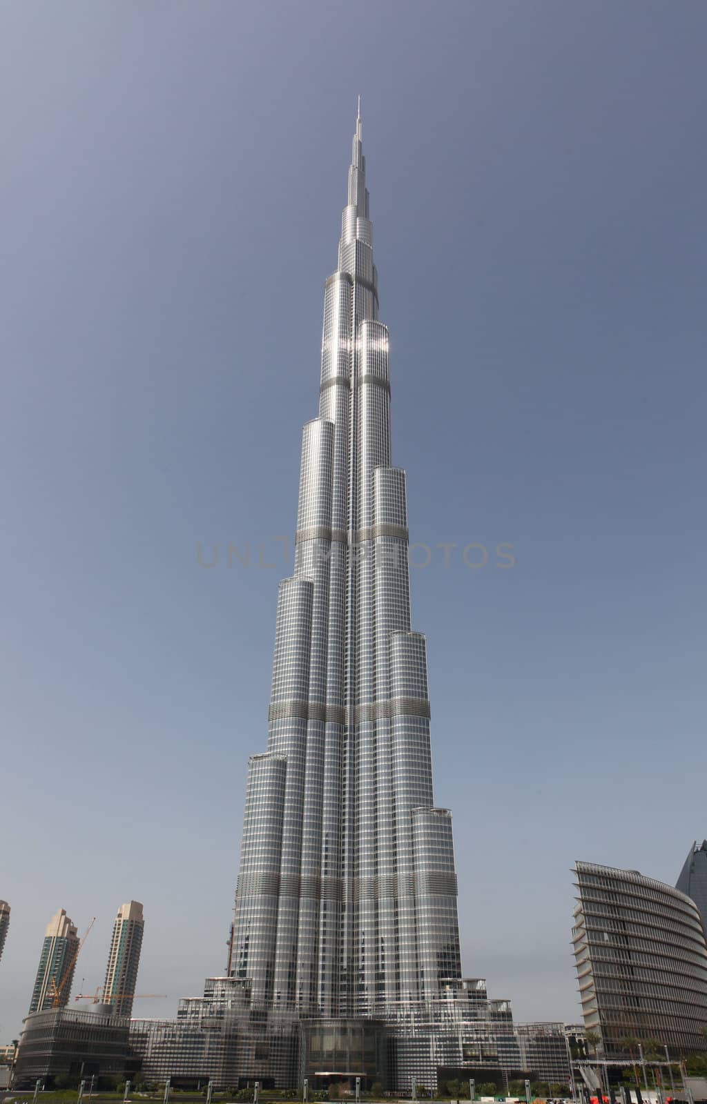 DUBAI, UAE - 2/11/2011: The Highest Skyscraper Building In The World - Burj Dubai (Burj Khalifa)