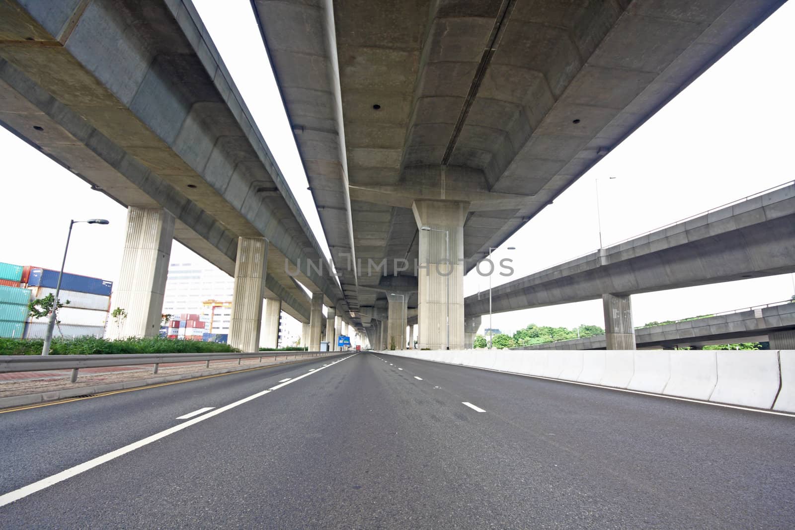 highway under the bridge