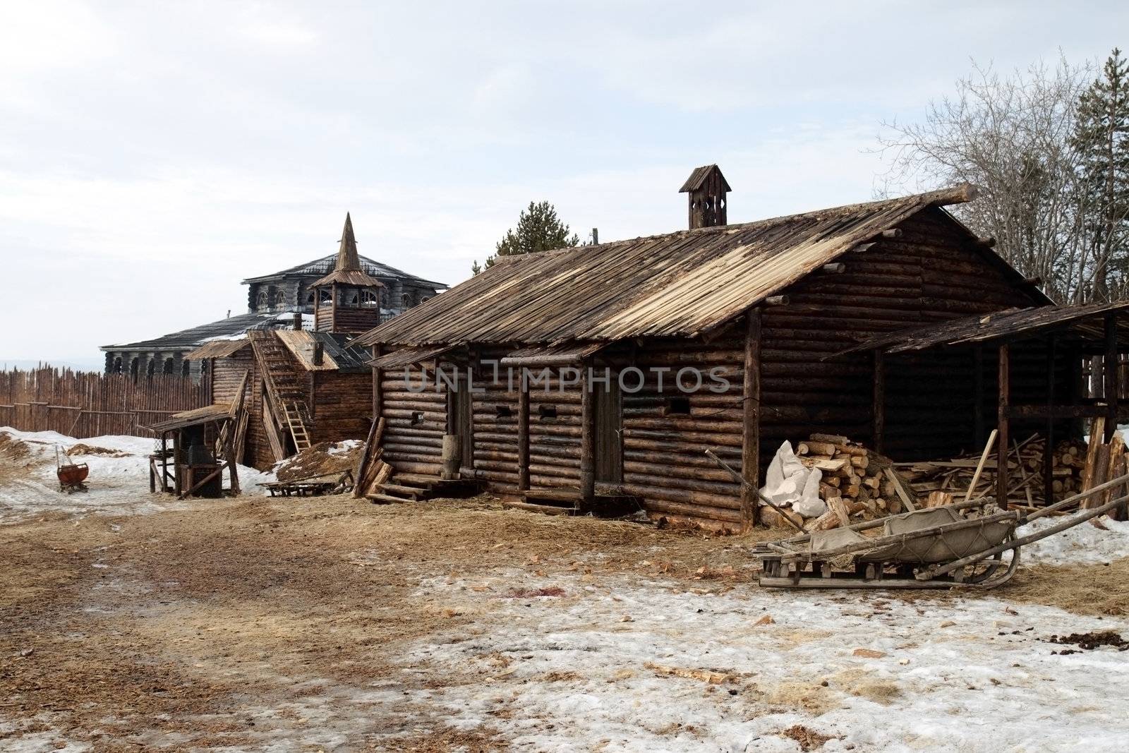 Yard coast-dweller. Backdrop for the film