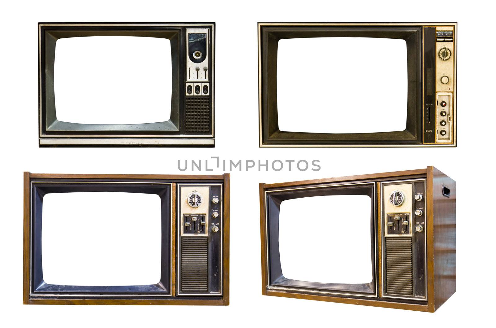 Retro Vintage television 6 by stoonn