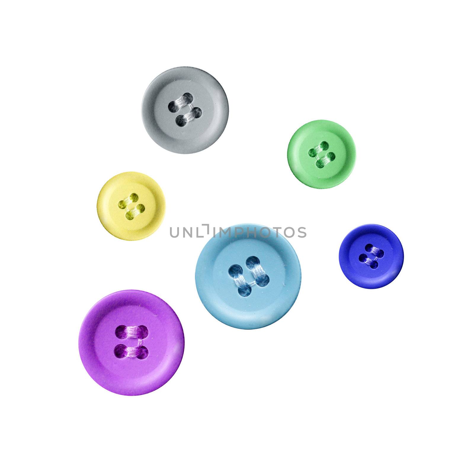 Colourful buttons