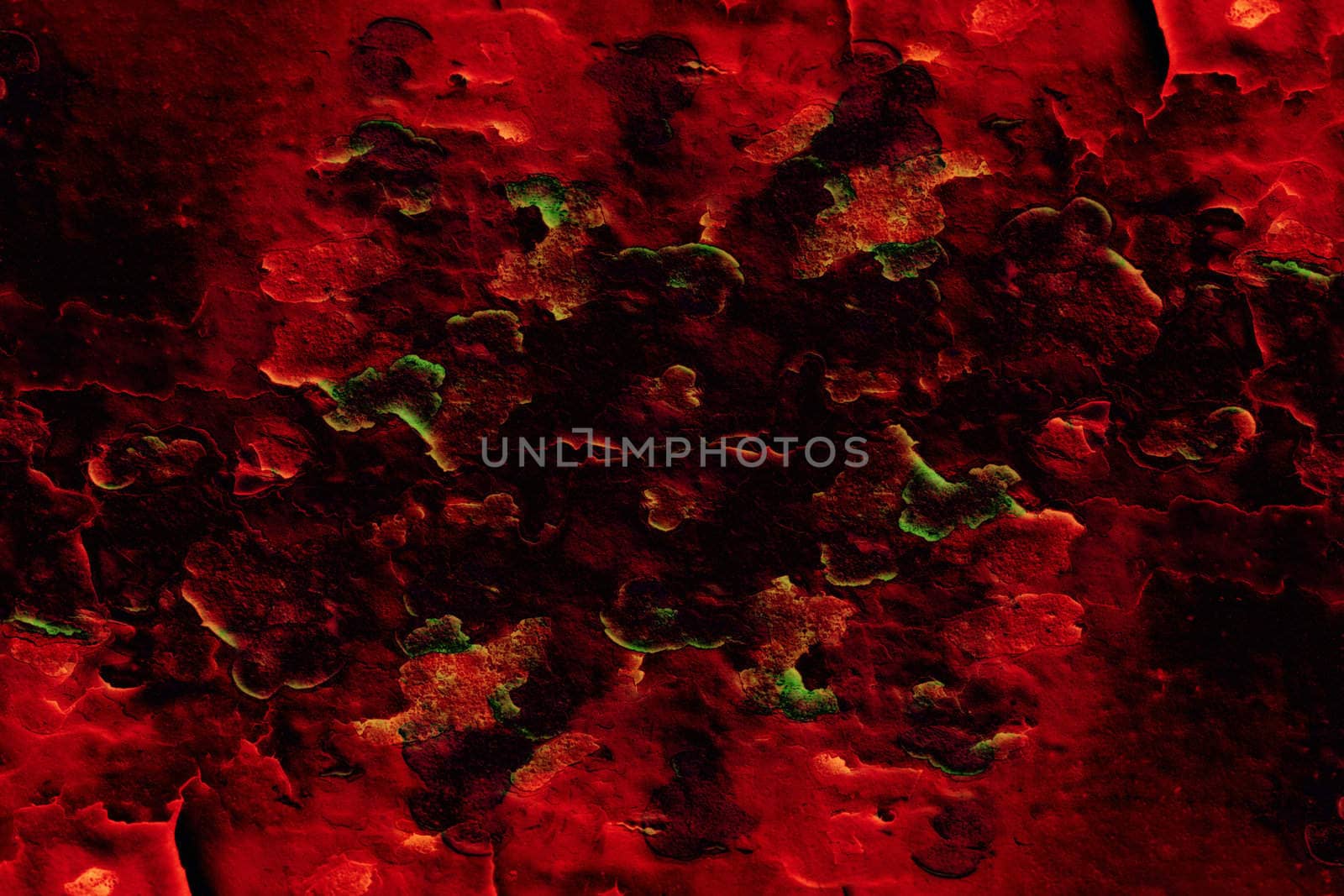 Extreme close-up of the old rusty metal - surface