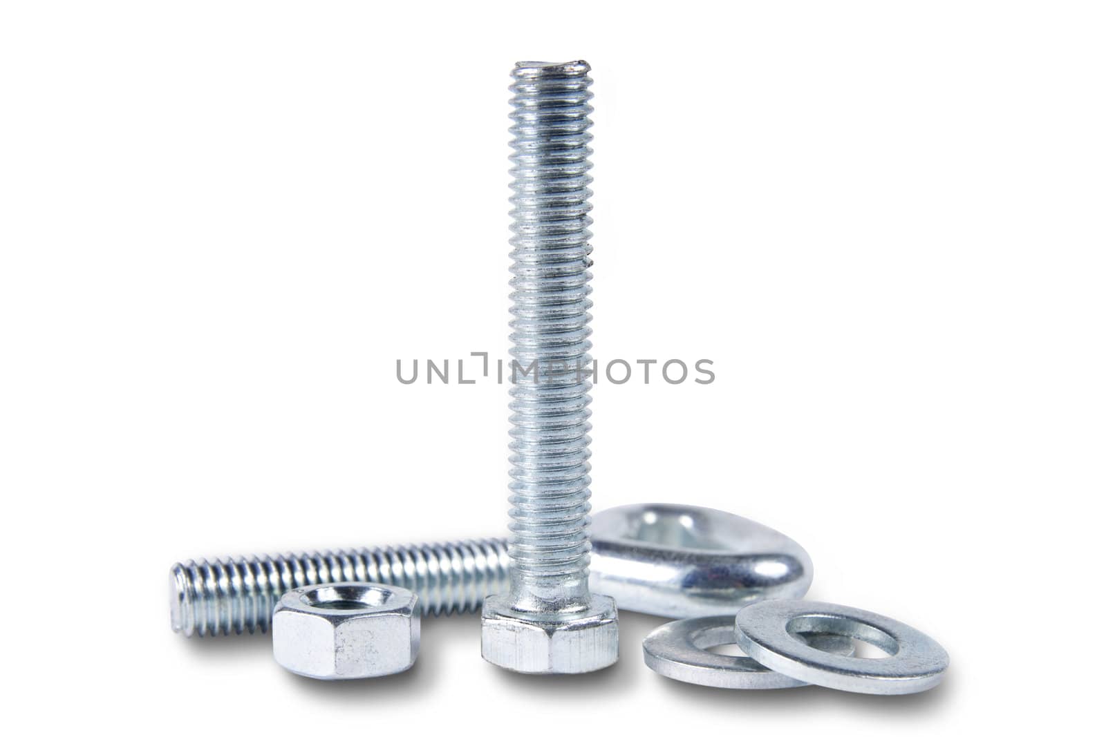 hardware isolated on white with clipping path             