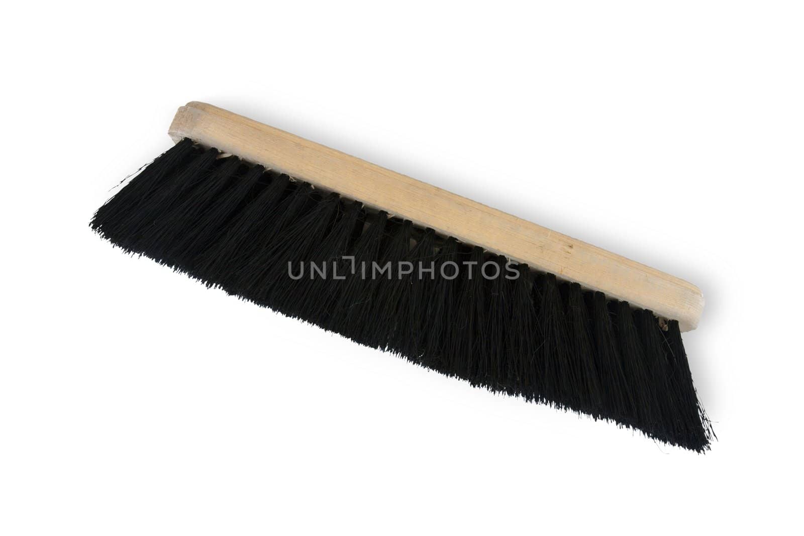 Brush isolated on white with clipping path