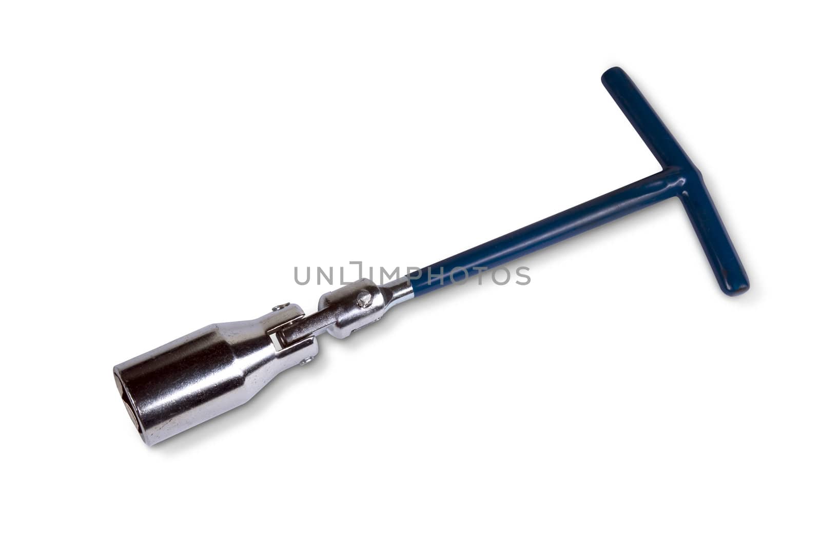 Spanner isolated on white with clipping path