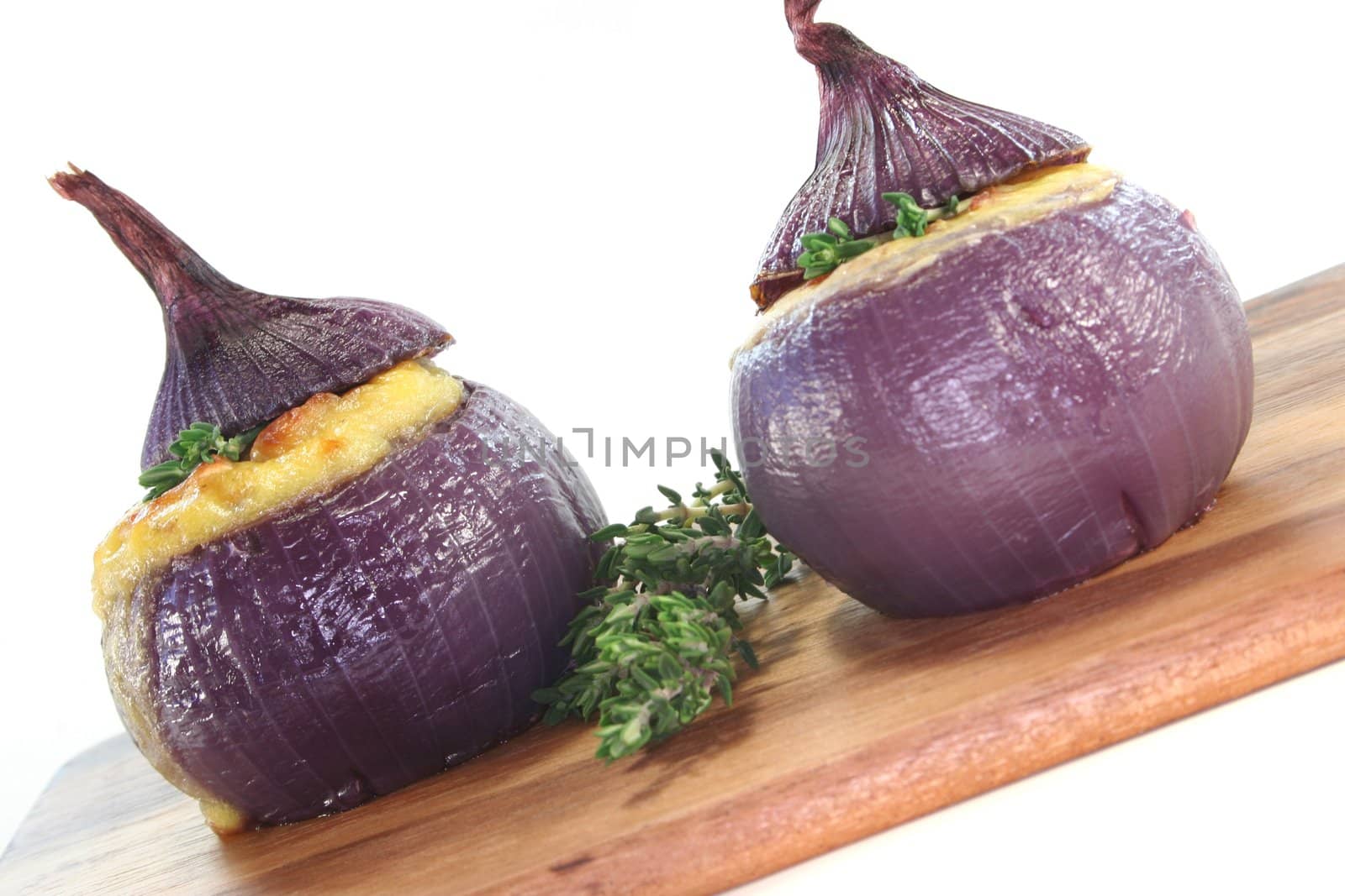 stuffed onions with goat cheese by discovery