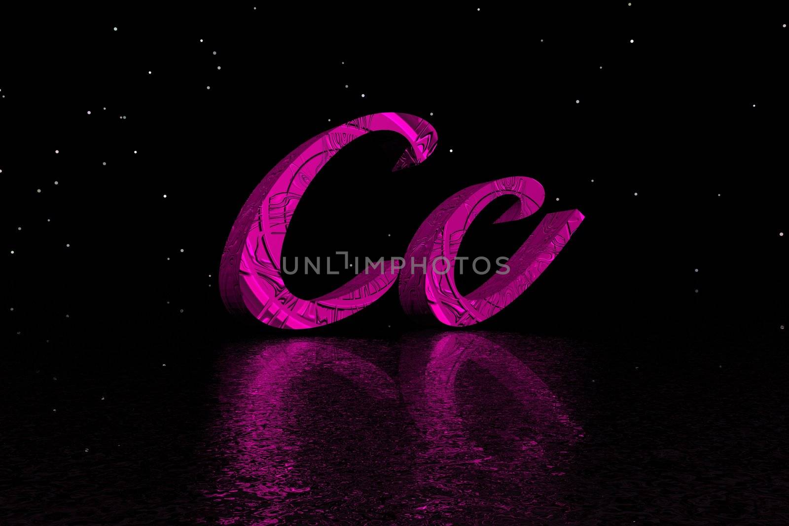letter c pink