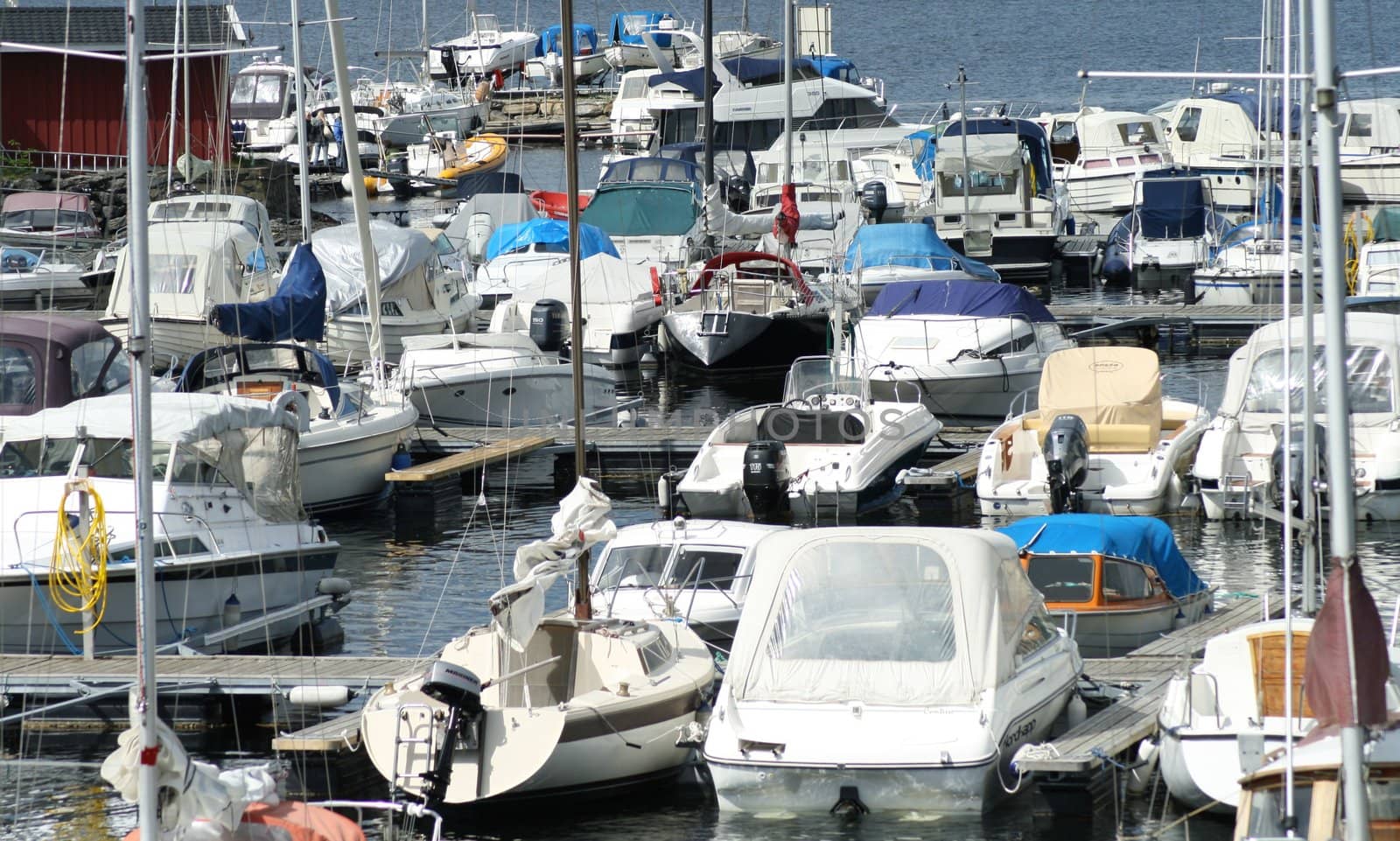 Boats at sea by Eirik2301